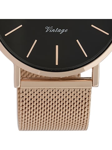 Oozoo Analog-Armbanduhr Oozoo Vintage Series rosegold groß (ca. 40mm)