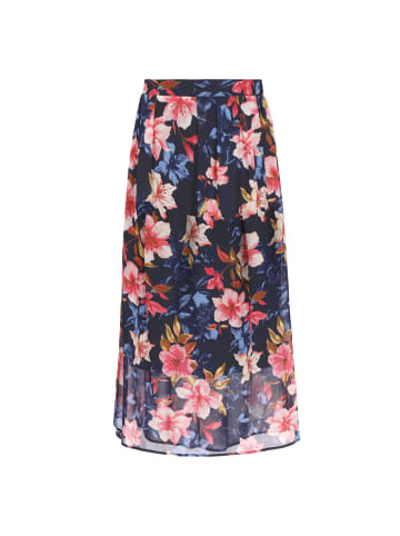 Usha Women Skirt in navy multicolor