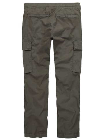 Men Plus Cargohose lang in dunkles graugrün