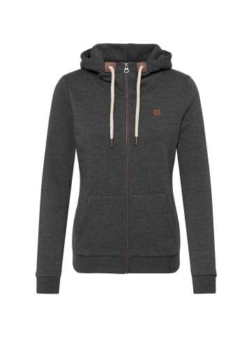Oxmo Kapuzensweatjacke OXVicky in Grau
