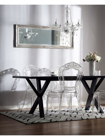Beliani 2er-Set Bankettstuhl VERMONT in Transparent
