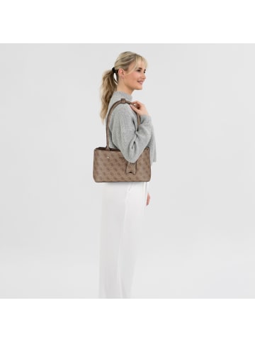 Guess Meridian Schultertasche 30.5 cm in latte logo