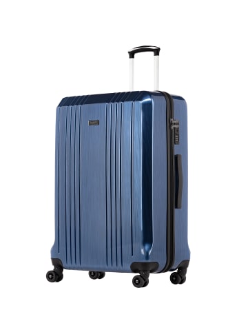 FERGÉ Koffer Hartschale Koffer XL groß CANNES TSA-Schoß in blau