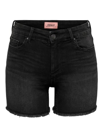 ONLY Jeans-Shorts in Black Denim