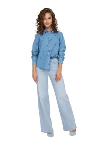 ONLY Jeans ONLMADISON BLUSH HW WIDE comfort/relaxed in Blau