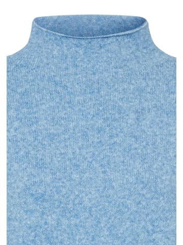 Camel Active Rollkragenpullover aus einem Wollmix in Hellblau