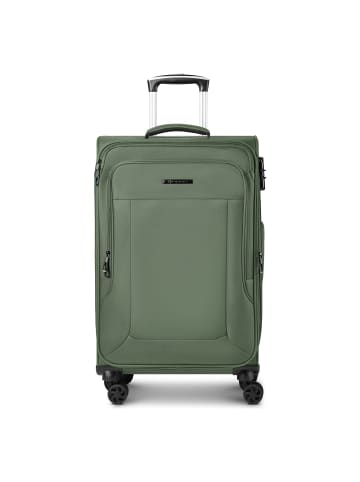 Franky Melbourne 3.0 4-Rollen Trolley 69 cm mit Dehnfalte in olive