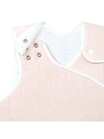 nordic coast company  Babyschlafsack Ganzjahresschlafsack Premium Musselin Puder