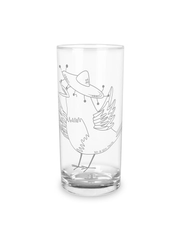 Mr. & Mrs. Panda Wasserglas Rabe Sombrero ohne Spruch in Transparent