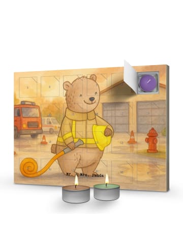 Mr. & Mrs. Panda adventskalender duftkerzen Bär Freiwillige Feue... in Weiß