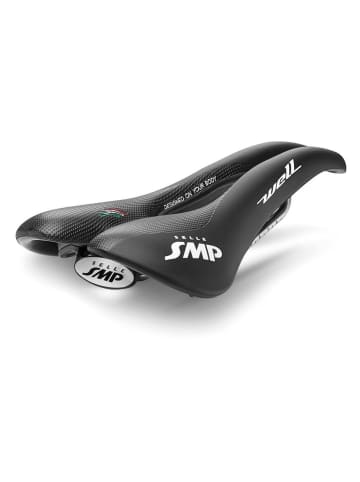 SelleSMP Fahrradsattel Well in schwarz