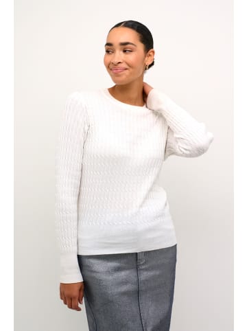 Kaffe Strickpullover KAsilla Regular fit in Chalk