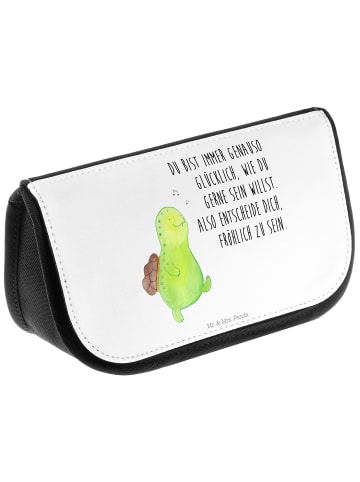 Mr. & Mrs. Panda Make-up-Organizer Schildkröte Pfeifen mit Spruch in Weiß