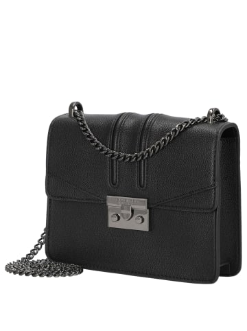 Seidenfelt Roros - Schultertasche 21 cm (soft cream) in black/black
