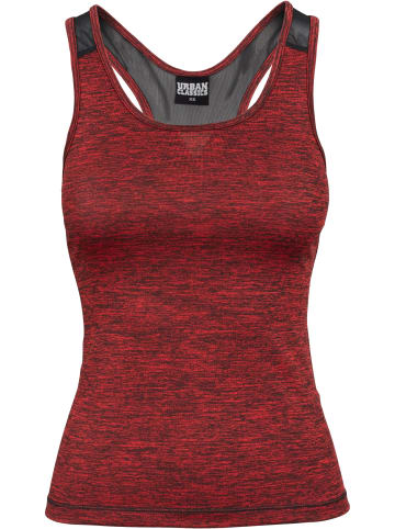 Urban Classics Tank-Tops in red/black/black