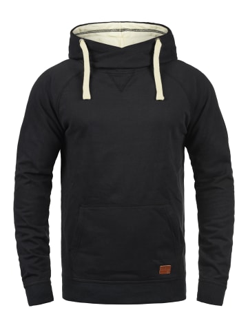 BLEND Hoodie BHSales 703585ME Kapuzensweatshirt mit Cross-Over Kragen in Schwarz