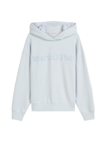 Marc O'Polo Logo-Kapuzensweatshirt relaxed in Calm Blue