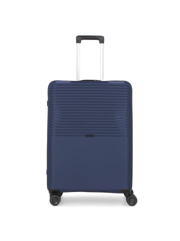 D&N Travel Line 4000 4-Rollen Trolley 66 cm in navy