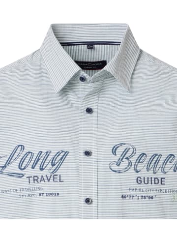 CASAMODA Freizeithemd Kurzarm in Grün