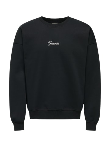 Only&Sons Sweatshirt 'ONSCERES SKI' in schwarz