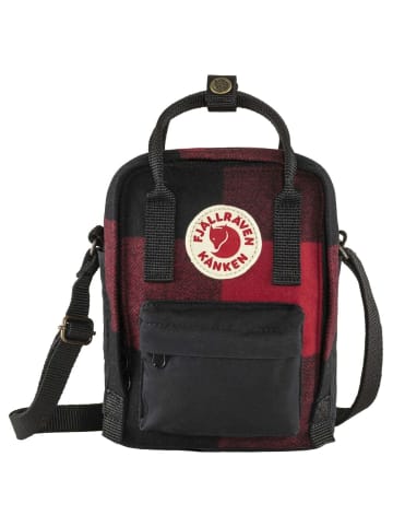 FJÄLLRÄVEN Kånken Re-Wool Sling 2.5 - Umhängetasche 20 cm (red-black) in red-black