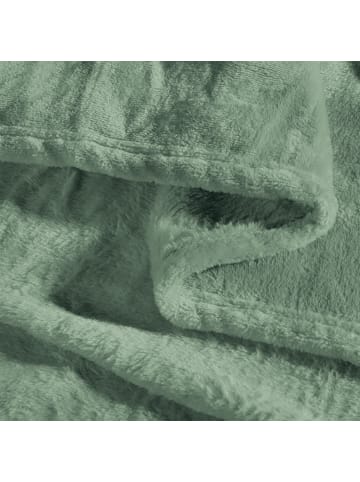 REDBEST Fleece, Microfaser Wohndecke Amarillo in jade