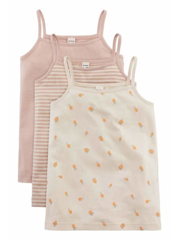 Hessnatur Unterhemd Fitted 3er-Pack in cremerosa