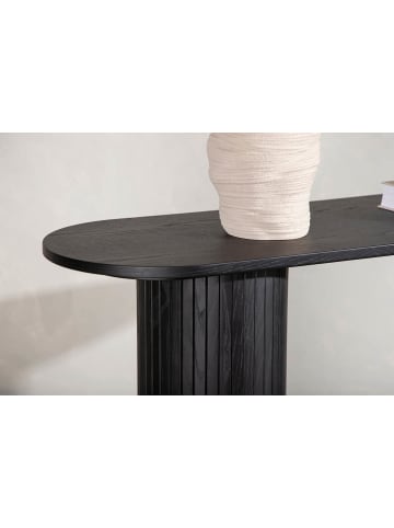 ebuy24 Konsolentisch  Bianca Schwarz 40 x 130 cm