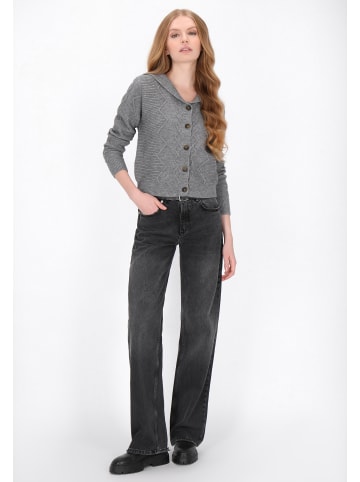 DreiMaster Women Cardigan in grey melange