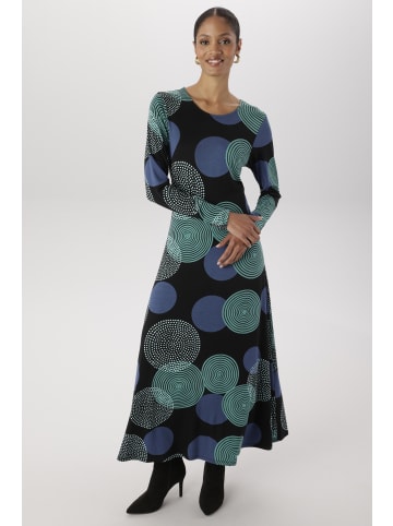 Aniston SELECTED Maxikleid in marine-türkis-schwarz