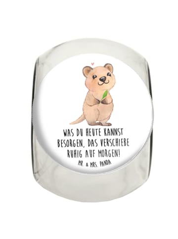 Mr. & Mrs. Panda Vorratsdose Quokka Happy mit Spruch in Weiß