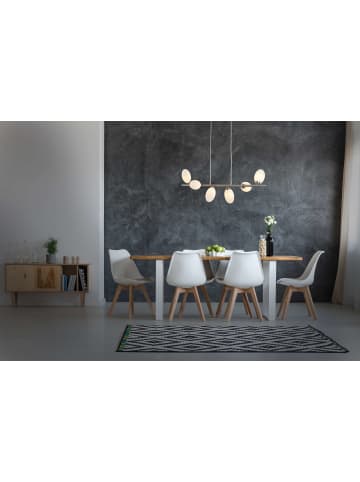 näve Pendelleuchte "ELEGANZA" in stahl-blank - EEK A