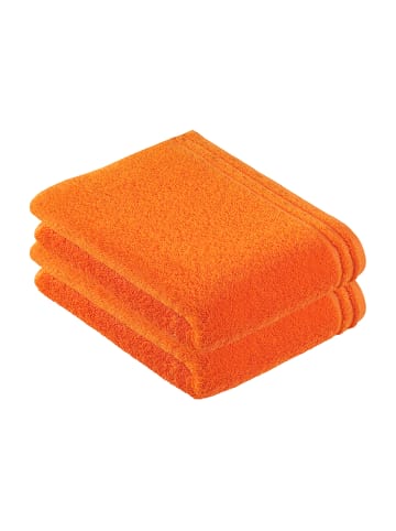 Vossen 2er Pack Duschtuch in orange