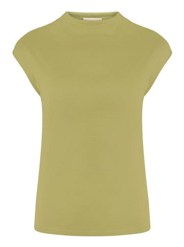 CARTOON Basic Shirt mit Kragen in Mosstone