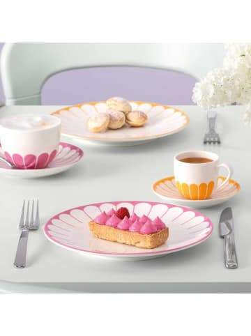 Villeroy & Boch Espressotasse mit Untertasse Fleur Couleur 70 ml in Soleil