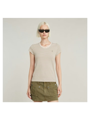 G-Star Raw T-Shirt in ensis green highlight stripe