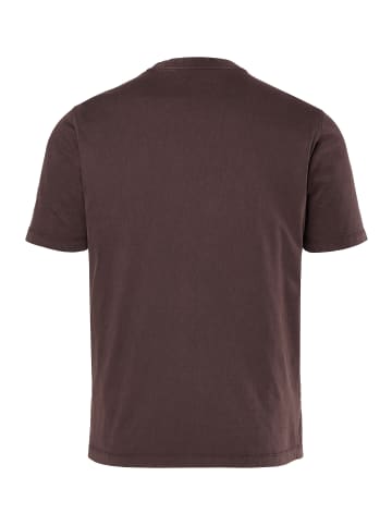 JP1880 Kurzarm T-Shirt in dunkelbraun