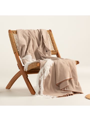 GAMUSI Plaid "ARISA" in Beige