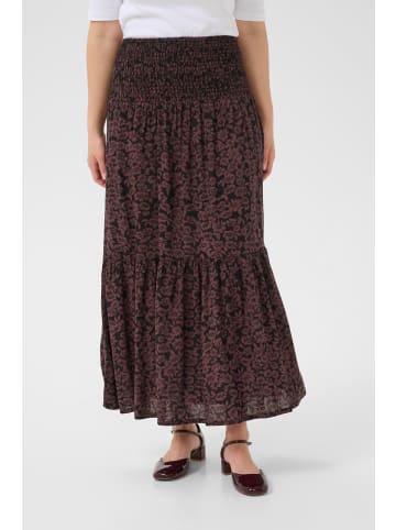 Kaffe Rock KAbeathe A-shape in Fudge/Black Flower Print