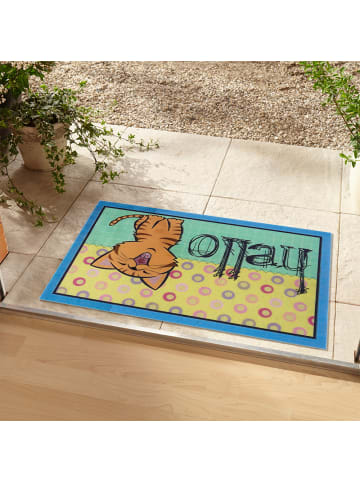 Teppich Boss Fußmatte Welcome Katze in Multicolor