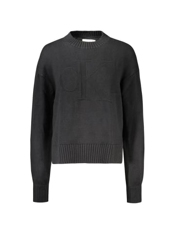 Calvin Klein Schwarzer Baumwoll-Pullover