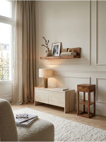 KADIMA DESIGN Wandregal Massivholz | Flexibel, Pflegeleicht, Verschiedene Größen in Braun