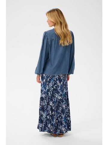 Cream Langarm - Hemd CRMolly Loose fit in Jaspar Blue Denim