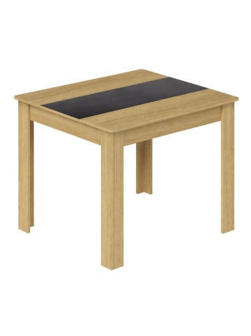 VCM Esstisch Küchentisch B. 80 x T. 50 cm Disalo in Honig-Eiche / Anthrazit