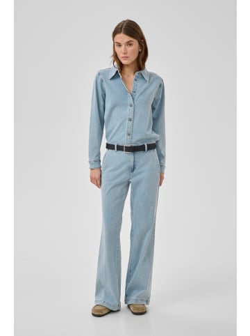 My Essential Wardrobe Langarm - Hemd MWLinn Loose fit in Light Blue Wash