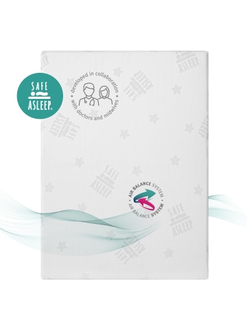 roba Laufgittermatratze Air – safe asleep®, Jacquard-Bezug