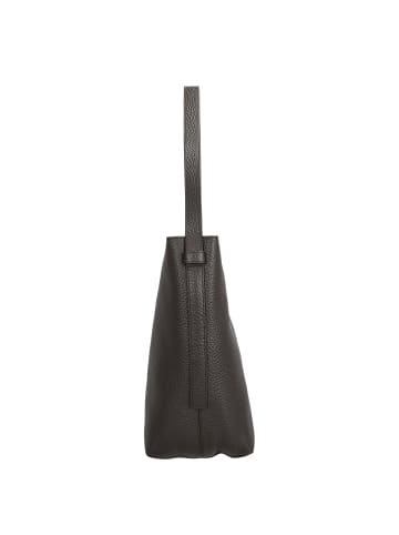 Abro Cosmo - Beuteltasche 39 cm (grey) in dark brown