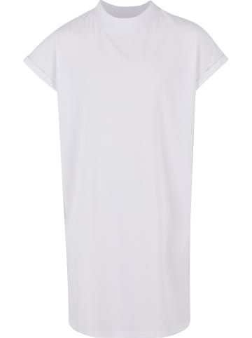 Urban Classics Urban Classics Damen Girls Turtle Extended Shoulder Dress in black+white