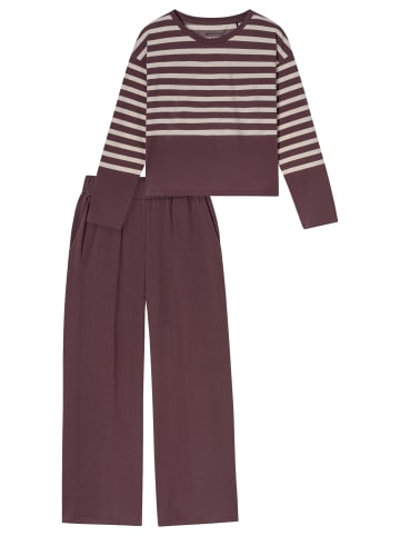 Schiesser Schlafanzug Casual Nightwear in Kakao