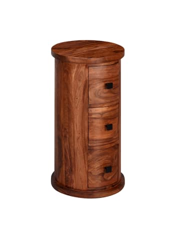 FineBuy Sideboard in Braun / Sheesham / 35x35x65